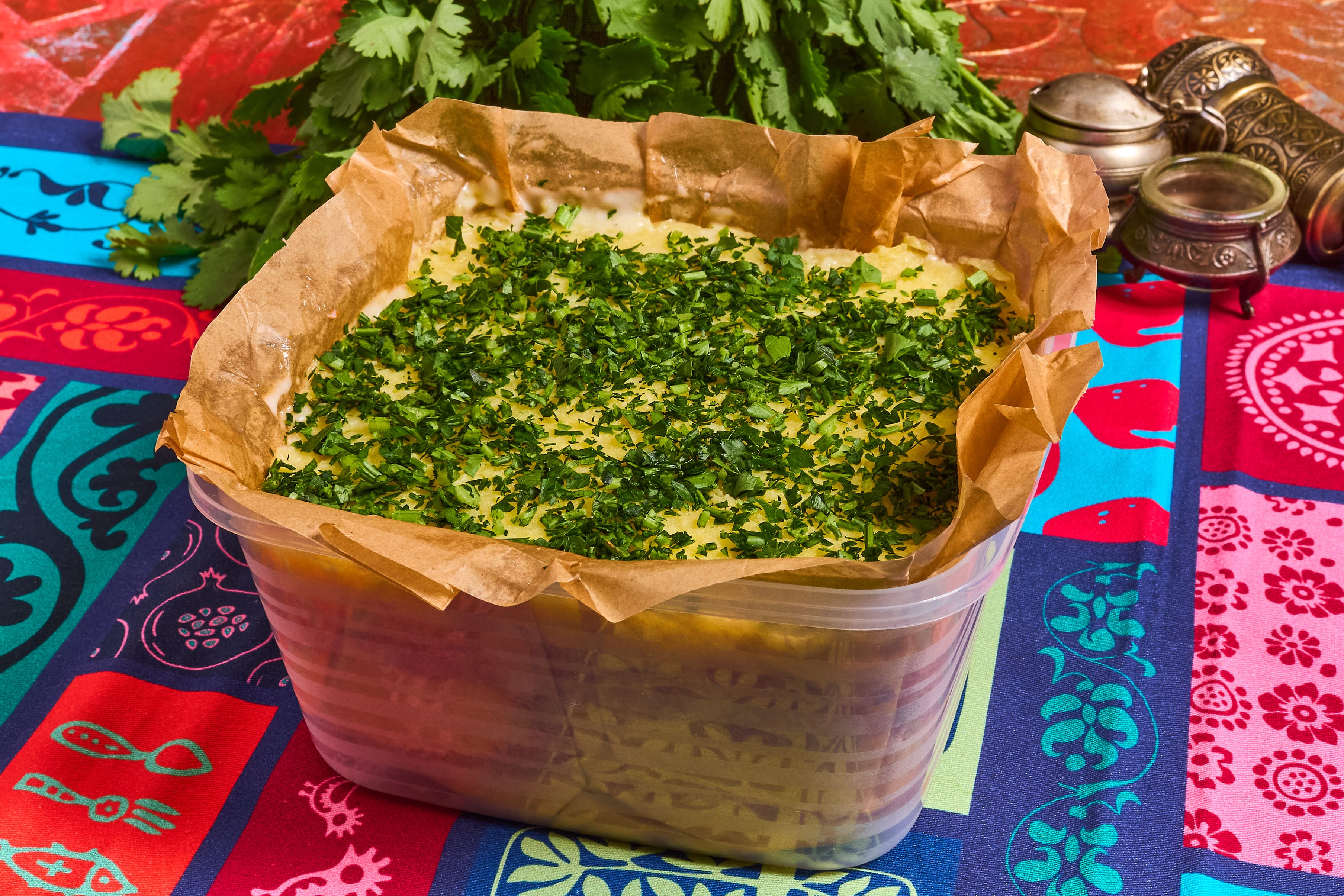 Мимоза с форелью