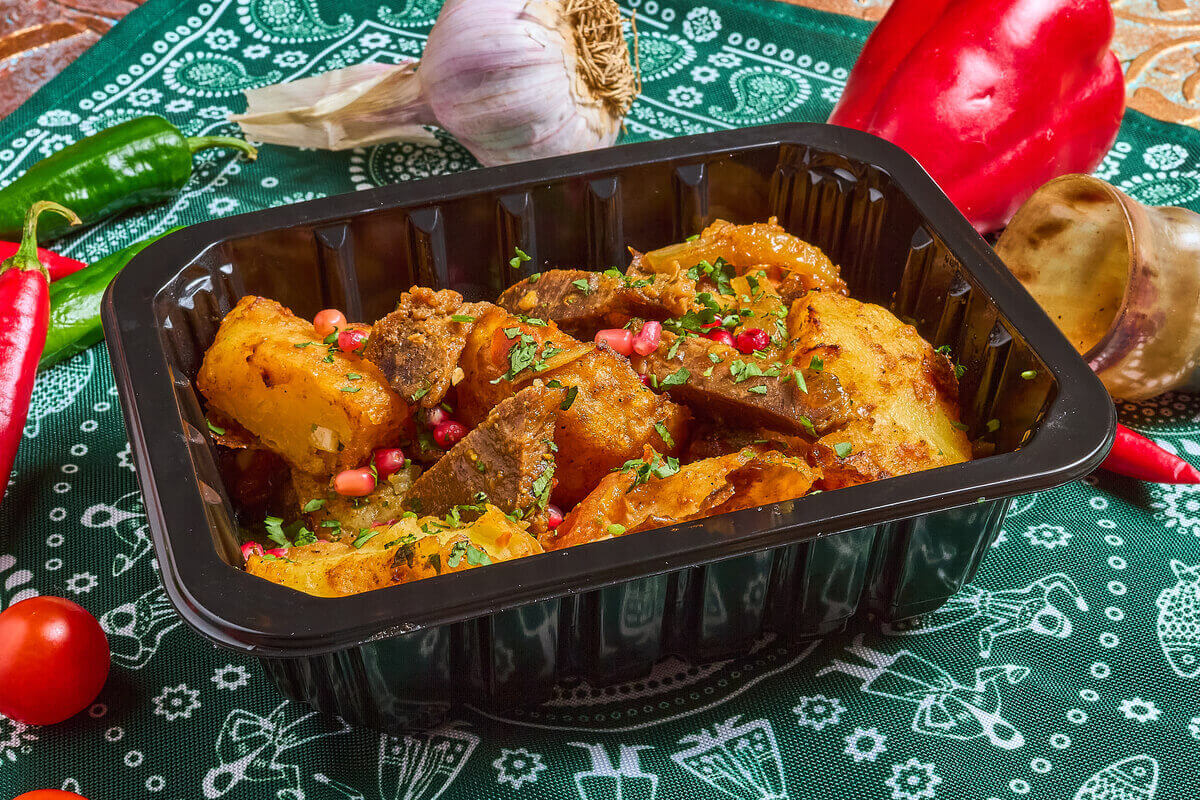 Оджахури с телячьими щёчками