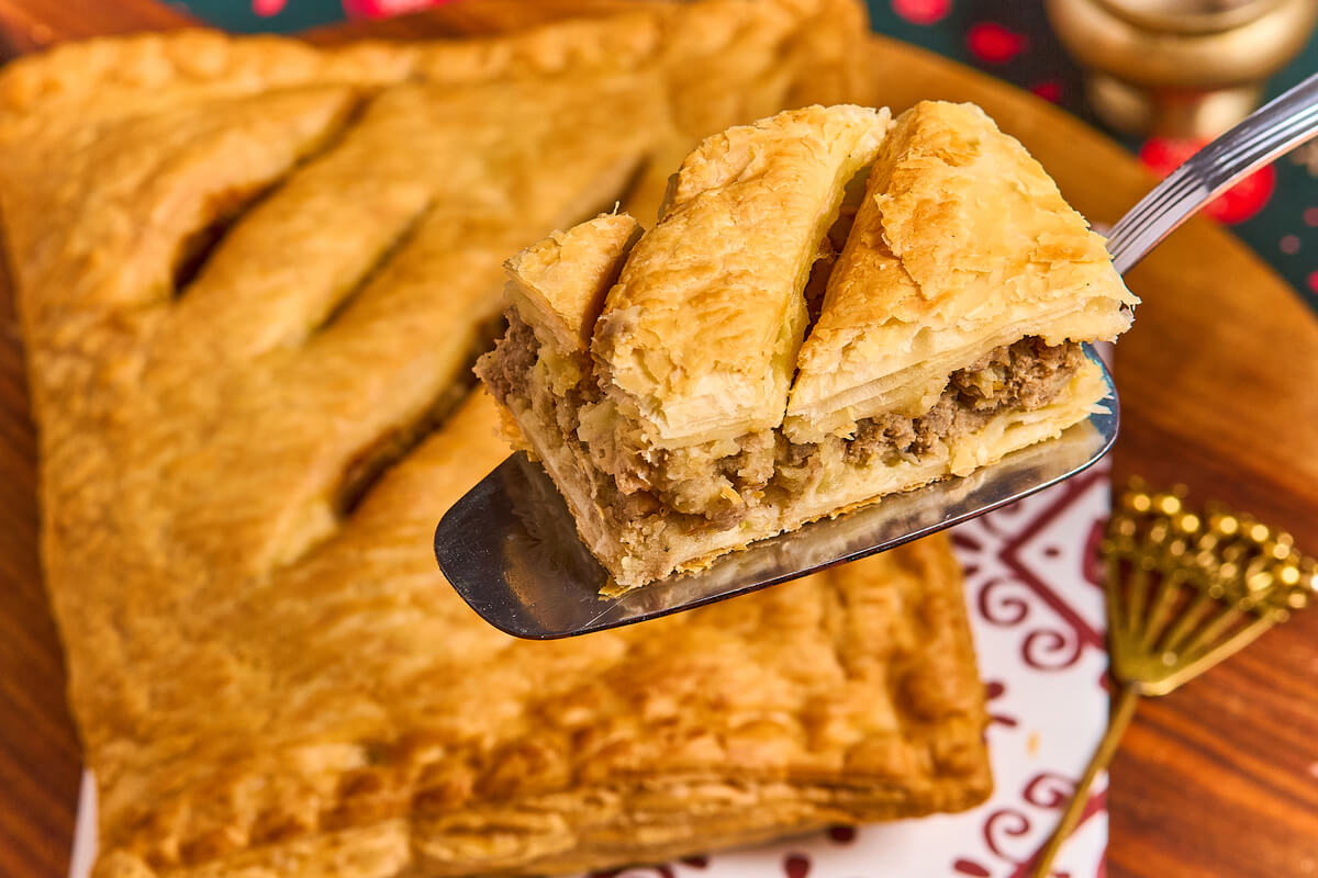 Пирог "Картофель и Мясо"