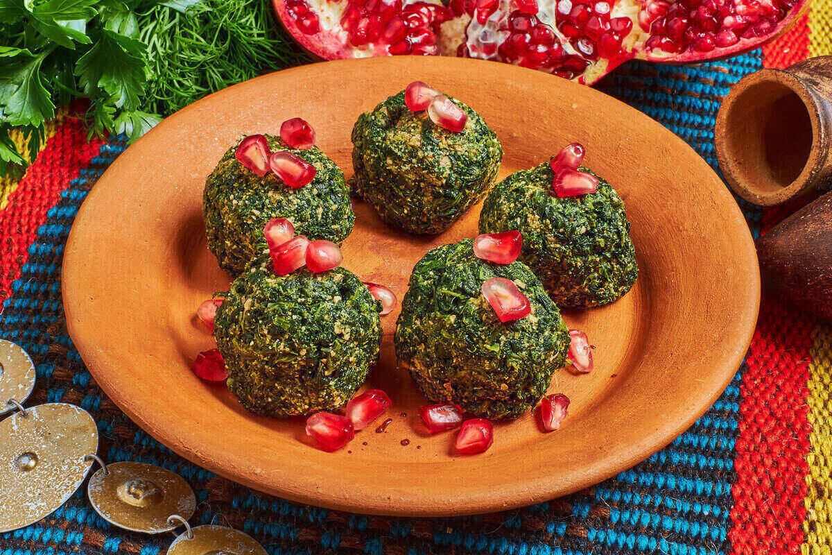 Пхали из шпината 