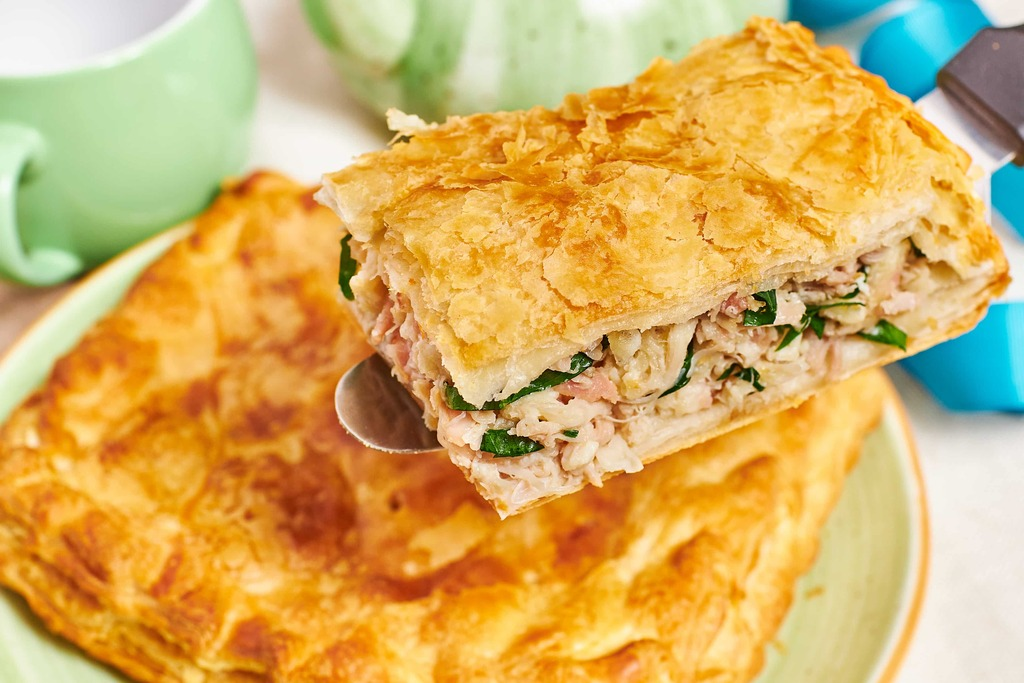  Пирог "Сыр и Курица"